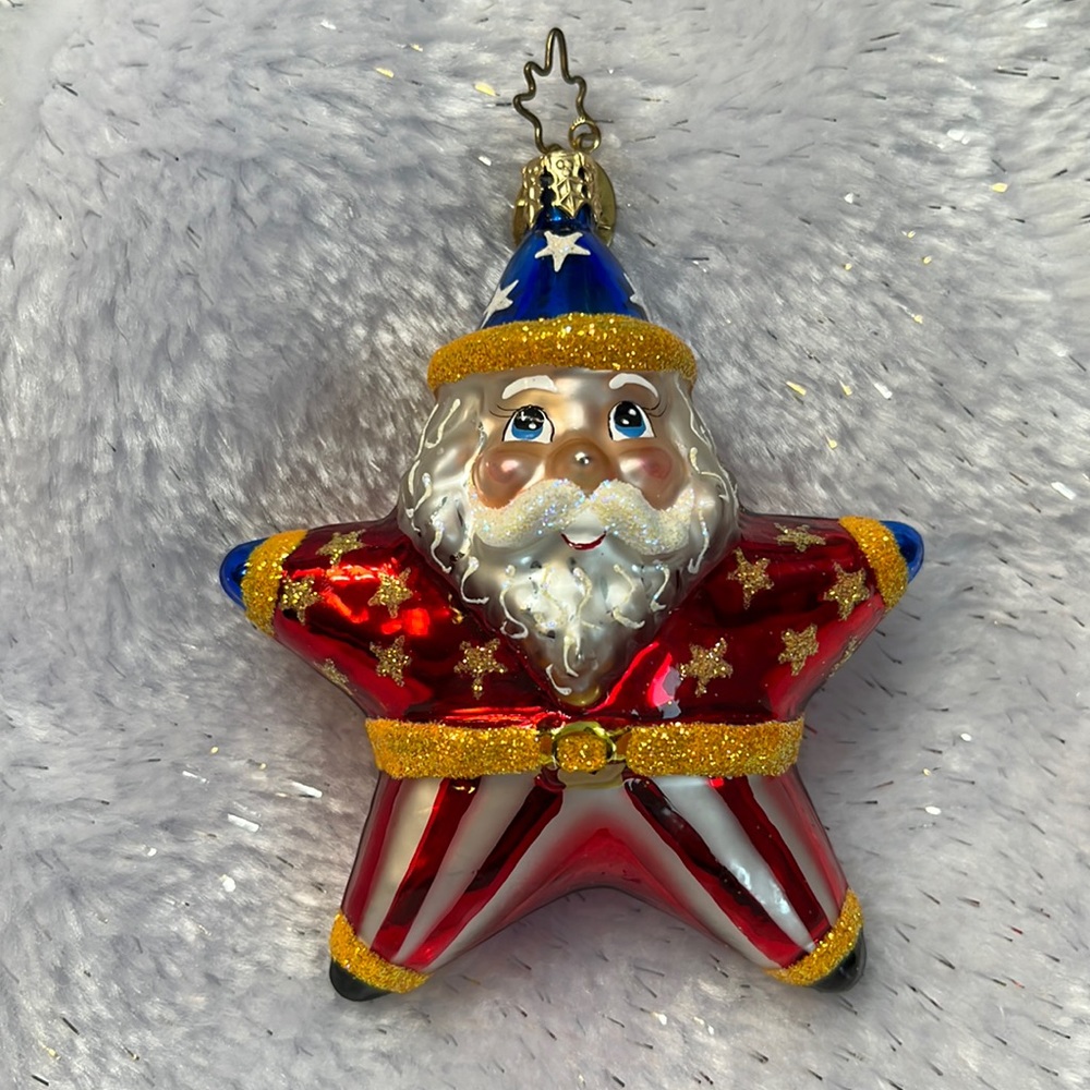Christopher Radko - Freedom Star Santa *Gem 02-0607-0, 2002